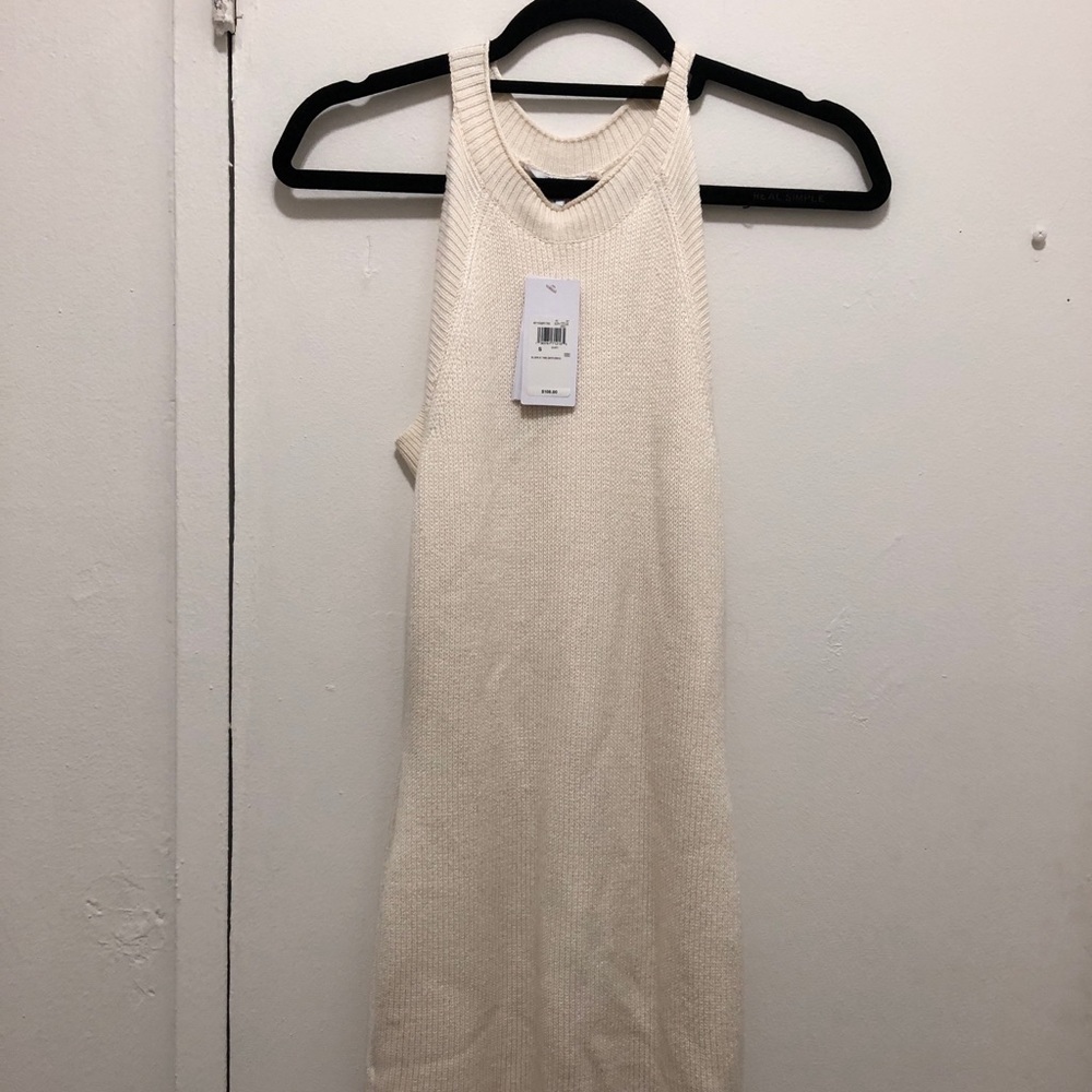 Midi cream dress